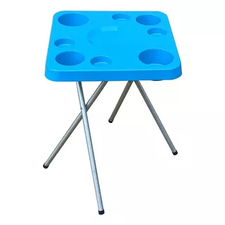 Mesa Praia Petisqueira 58 Cm De Altura Cores Cor Azul