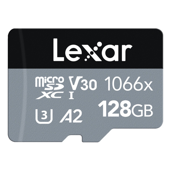Tarjeta microSDXC 128GB Lexar Professional 1066xUHS-I U3 V30 A2 4K