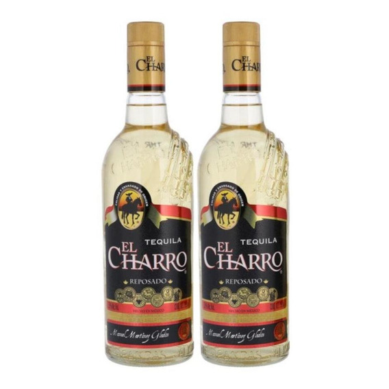 Tequila El Charro Reposado Dos Botellas 750 Ml