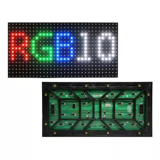 Modulo Aviso Publicitario Rgb Luminoso Led P10 Smd 