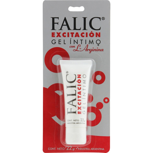 Lubricante En Gel Falic Uso Íntimo L-arginina X 22 G