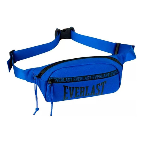 Riñonera Deportiva Everlast Casual Urbana Running Bici Color Azul/negro