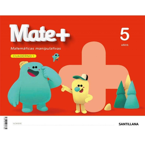 Libro: Mate+ Matematicas Manipulativas 5 Años. Aa.vv. Santil