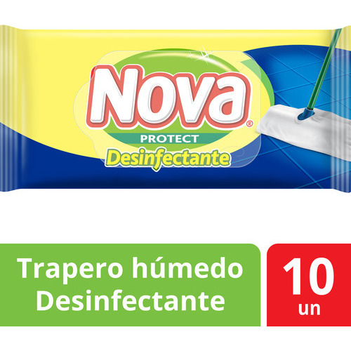 Trapero Húmedo Nova Desinfectante X10