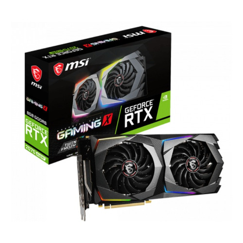 Placa de video Nvidia MSI  Gaming X GeForce RTX 20 Series RTX 2070 SUPER GEFORCE RTX 2070 SUPER GAMING X 8GB