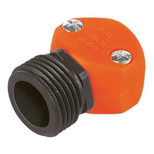 Conector Plástico, Macho 1/2 Pulgada Truper 12710 Color Naranja con negro