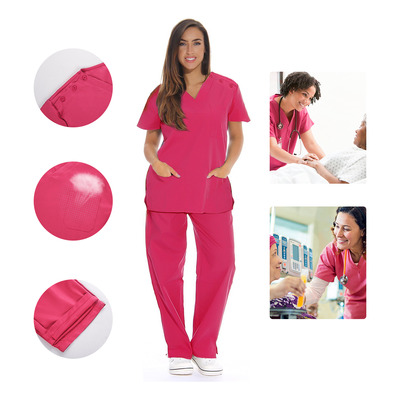 Pijama Quirúrgica Scrub Jogger Uniforme Mujer Antifluido