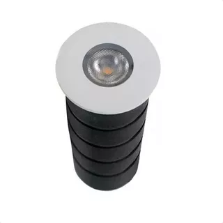 Kit10 Mini Balizador Led 1w Chão Piso Inter./ext. Ip67 6000k