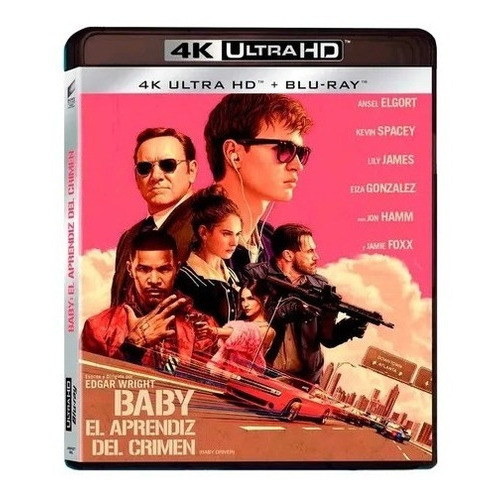 Baby Driver El Aprendiz Del Crimen Pelicula 4k Uhd + Blu-ray