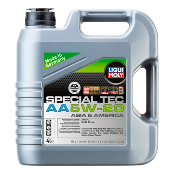 Aceite Motor Sintético 5w20 Special Tec Aa 4lt Liqui Moly Lm