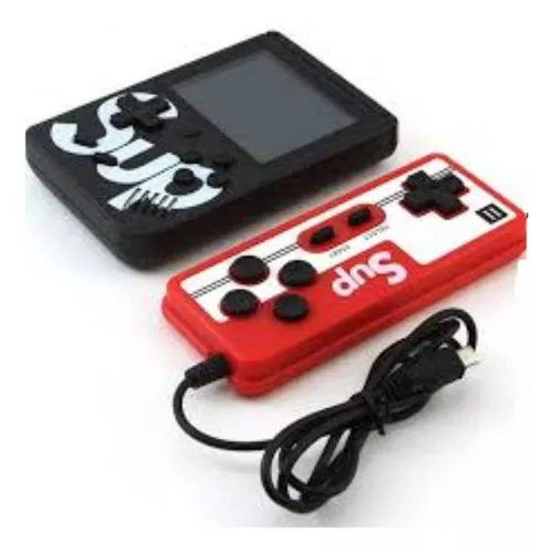 Mini Game Box Sup Lcd 3 Av 400 Jogosr Vermelho Preto