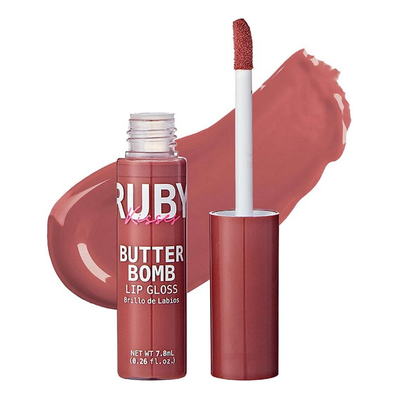  Brillo labial Ruby Kisses Butter bomb color blind date brillante 