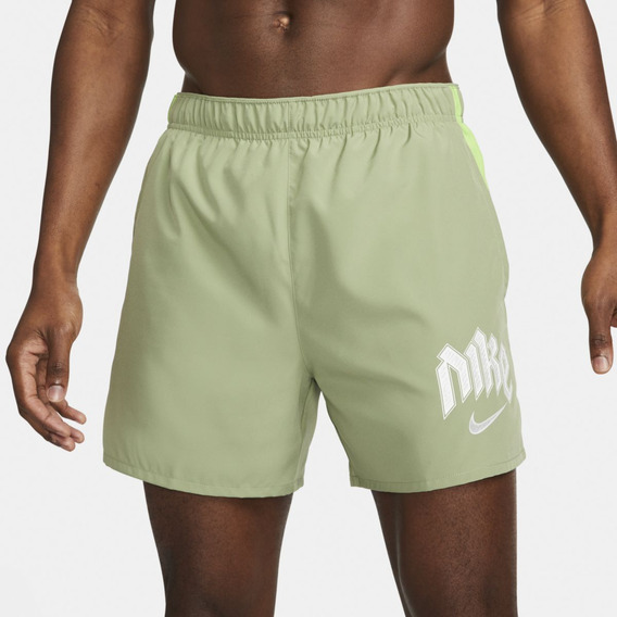 Shorts Hombre Nike Dri-fit Run Division Challenger Verde