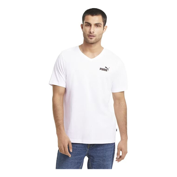 Remera Puma V Neck De Hombre - 586737-02 Enjoy