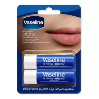 Protetor Labial Vaseline - Lip Therapy Original C/ 2 Un.