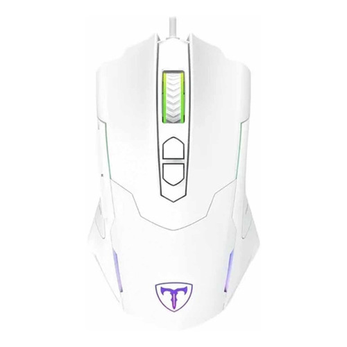 Mouse Gamer T-dagger Beifadier Rgb White 7200 Dpi 7 Botones