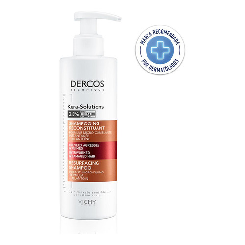 Vichy Dercos Kera Solutions Shampoo 250 Ml. Protege Y Repara