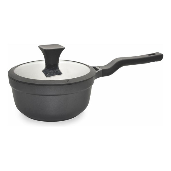 Cacerola Cuori Nero Con Tapa De Vidrio 18cm Oferta