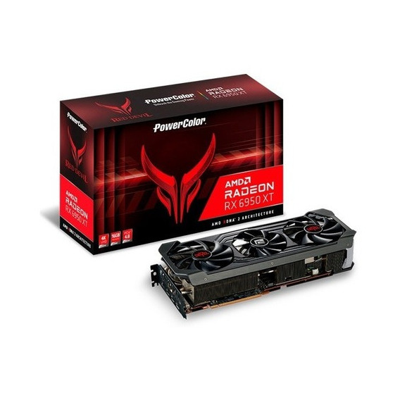 AMD PowerColor Red Devil RX 6950 XT Series RX 6950 XT AXRX 6950 XT 16GBD6-3DHE/OC OC Edition - 16 GB