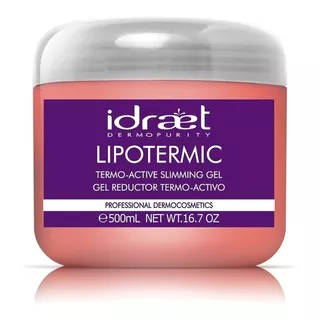 Lipotermic Gel Caliente Reductor Termoactivo Liposoma Idraet Tipo De Envase Pote Tipos De Piel Normal