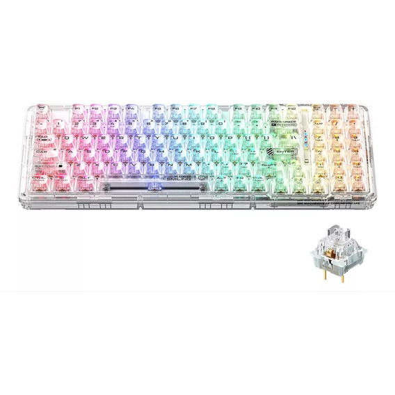 Teclado Mecánico Gamer Machenike K500f-b94 Inalámbrico Rgb