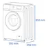 Lavarropas James Lr1006 G4 Blanco 6 Kg 15 Programas