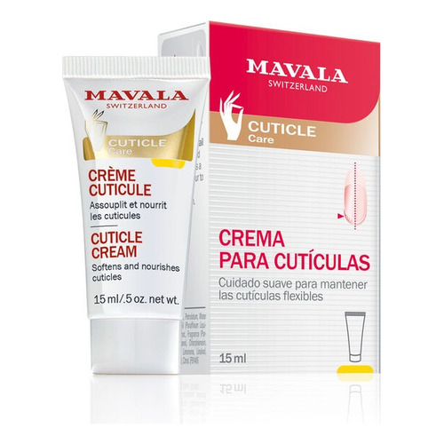 Crema Para Cuticulas Mavala Exfoliante Luminoso 15ml