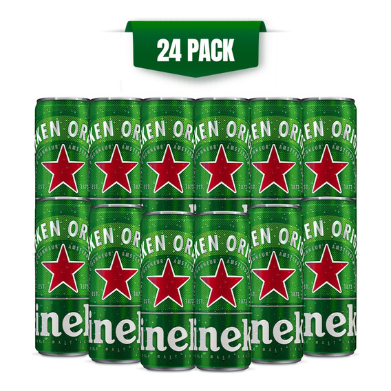 Cerveza Heineken 24 Latas De 355ml