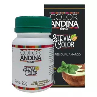 Adoçante Stévia 100% Natural Color Andina Food 20g