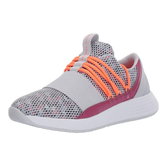 Tenis Under Armour Mujer Gris Blanco W Breathe 3019973105