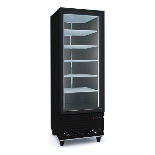 Freezer Exhibidor Vertical Teora Tev 600 Bte Luz Led 530 L Negro - Baja Temperatura - Congelados