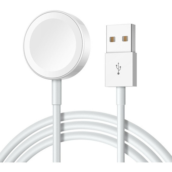 Cable de carga para Apple Watch, serie 1, 2, 3, 4, 5, 6, color blanco