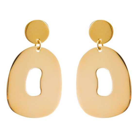 Aretes Alana Joyeria Artesanal Mexicana Baño Oro 14k