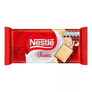 Chocolate Ao Leite E Branco Duo Classic  Pacote 80 G