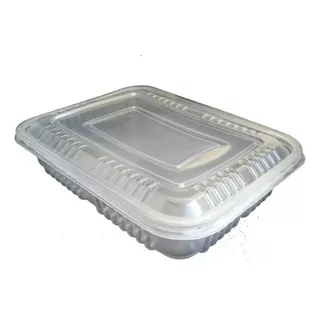 Bandeja De Plastico 105 + Tapa Descartable Banplast X100 Un