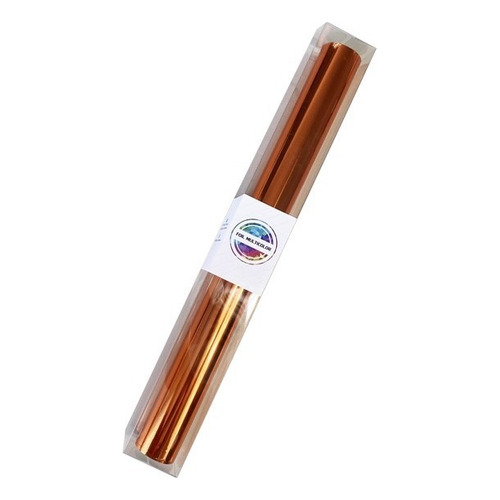 Rollo Papel Metalizado Foil Multicolor Laminadora 10 Mts Color Cobre