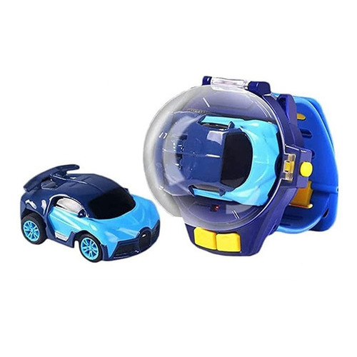 Mini Reloj De Control Remoto 2.4g Reloj Control Watch Car Color Azul