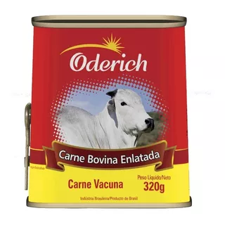 Kit 6 Carne Bovina Enlatada 320g Oderich