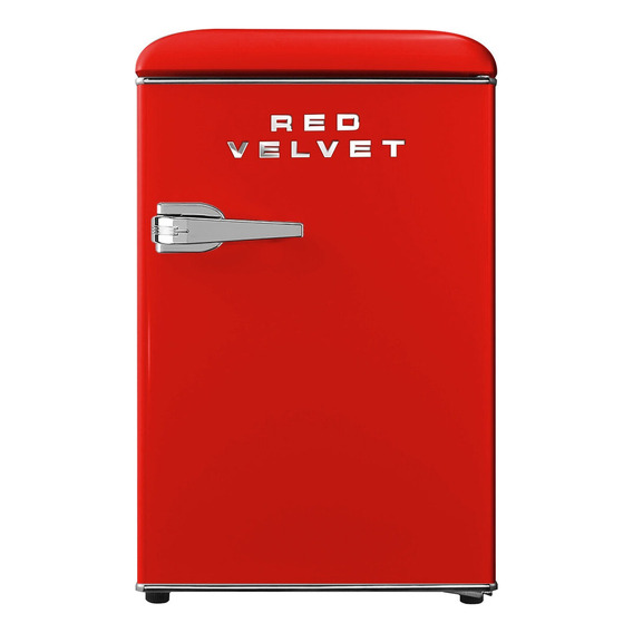 Frigobar Retro 55 L Termostato Ajustable Red Velvet Color Rojo