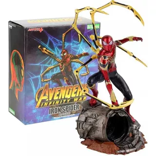 Estatua Homen Aranha Iron Spider Avengers Infinity War