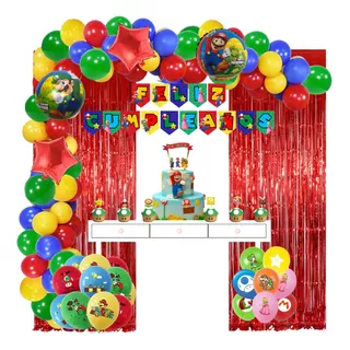 Cotillón Globos Decoración Fiesta Cumpleaños Niños Candybar