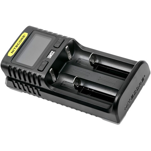 Cargador de pilas Nitecore UMS2 - DC5V2AUSB entrada