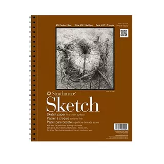 Block Strathmore Sketch 400 Para Bocetos 100 Hojas 22.9x30.5