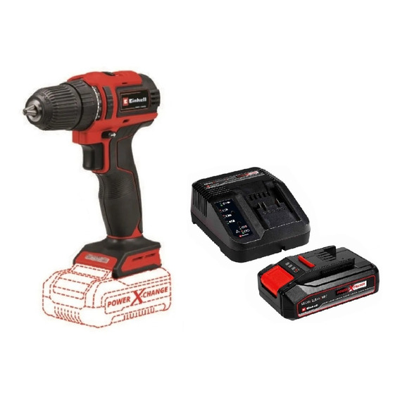 Taladro Atornillador Inalambrico Brushless Einhell + Bateria