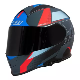 Capacete Esportivo X11 Revo Pro Flagger Sv C/ Óculos Cor Vermelha Camaleão Tamanho Do Capacete Xl-62