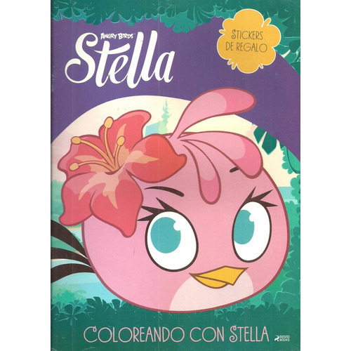 Angry Birds Stella: Coloreando Con Stella + Stickers De Regalo, De Sin . Serie N/a, Vol. Volumen Unico. Editorial M4 Editora, Tapa Blanda, Edición 1 En Español, 2015
