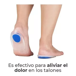 Plantillas Ortopédicas Taloneras Silicona Espolón Facitis Color Transparente Tamaño De La Plantilla Talla Unica