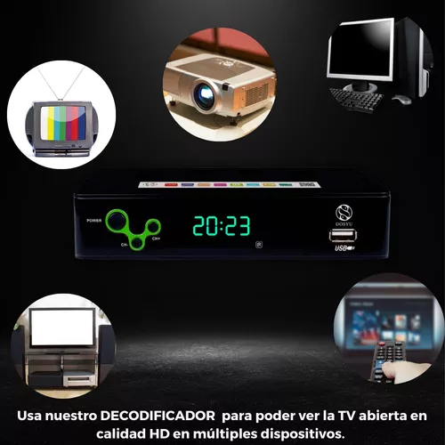 Decodificador Convertidor Digital Metálico Tv Hdmi 1080p Full Hd Marca  Dosyu Modelo Dy-atc-02 Conexiones Hdmi Rca Usb