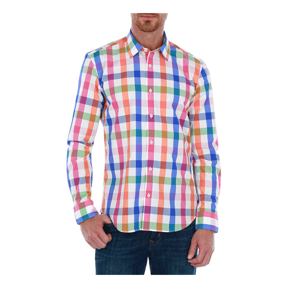 Camisa Scappino Regular Fit A Cuadros 3882