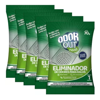 Pastilha Elimina Odores Odor Out Biológica Ralos 70gr C/ 5